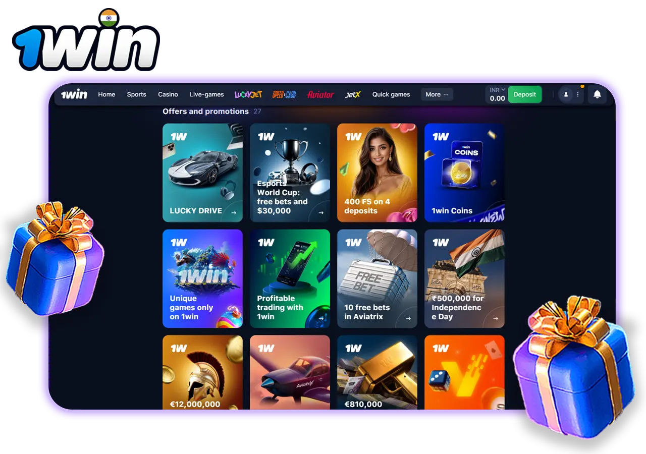 Information about Additional Bonuses 1Win