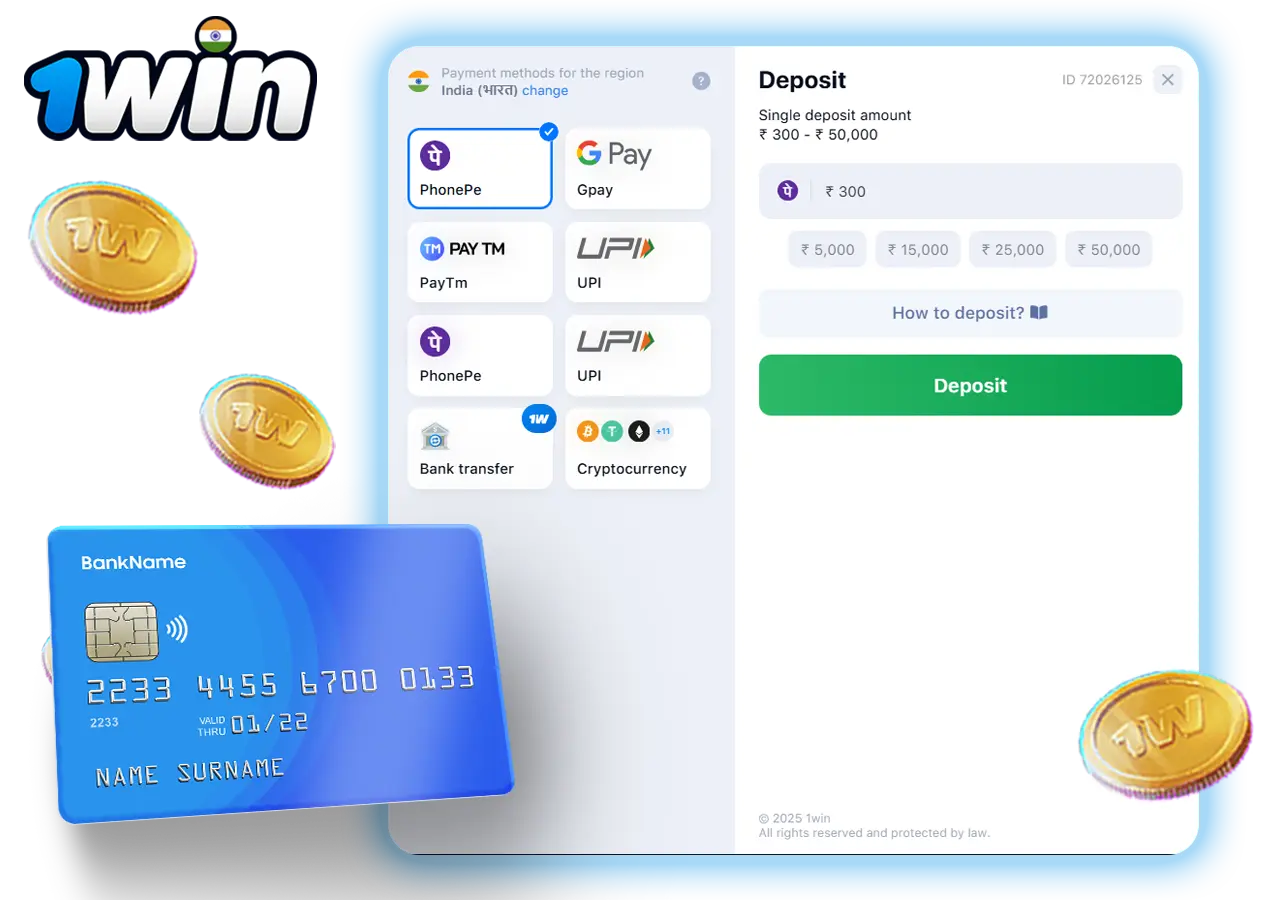 How to make a deposit on 1Win?