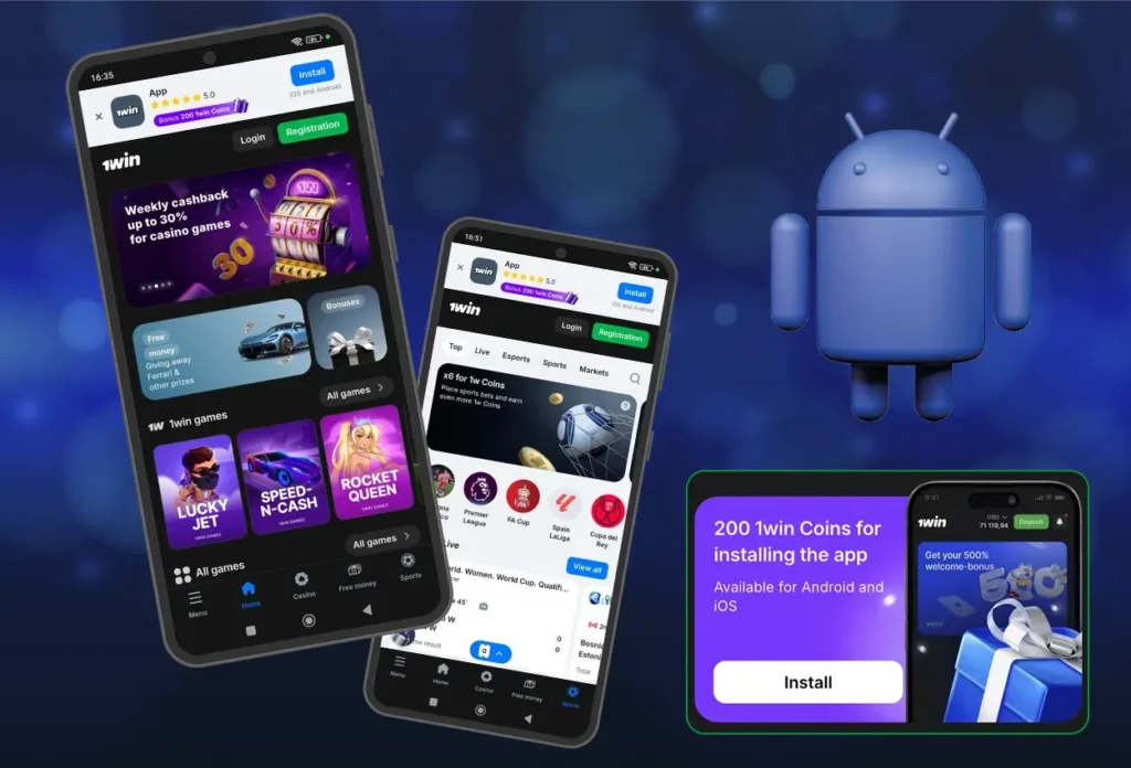 Install the 1win App on Android